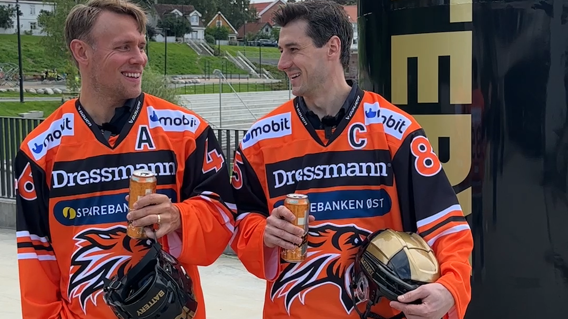 Tobias Lindstrøm og Michael Haga