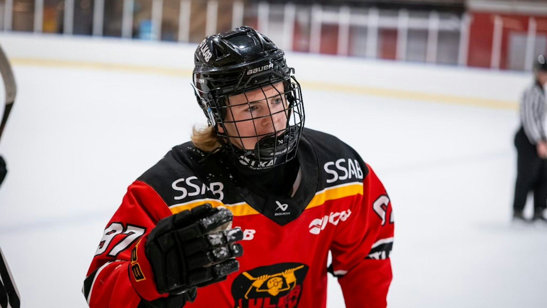 En konsentrert Casper i Coop Norrbotten Arena i Luleå.